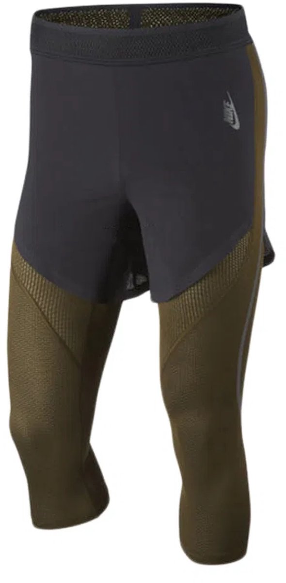 Nike Lab Essentials Flex Pro Training Leggings /Dark Hardloop Legging Heren Donkergroen
