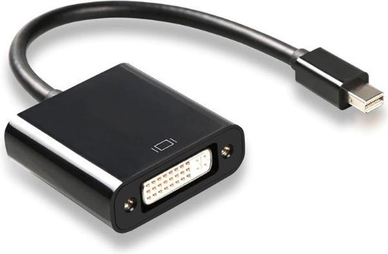 Mini DisplayPort 1.1 naar DVI adapter (1920 x 1200) / zwart - 0,15 meter |  bol.com