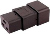 C19 - C20 voeding adapter / zwart