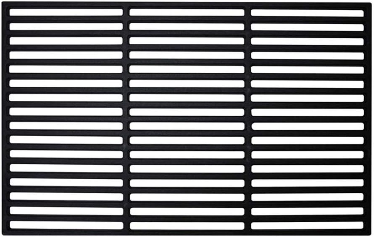 Aufun Gietijzeren Grill Massief Geëmailleerd Gietijzeren Grillaccessoire Voor BBQ Gasgrill Oven (42 X 28 Cm)