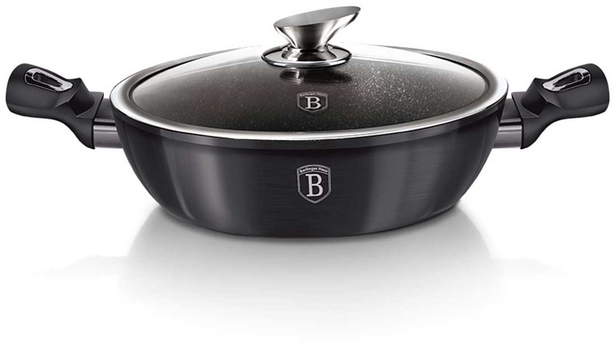 Berlinger Haus Carbon Pro - Granieten Pan - Ø32cm - Soft-Touch Handvat