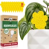 Contrôle des mouches fongiques - Pièges collants jaunes écologiques pour Plantes, 30 pièces - Protection efficace contre les mouches fongiques, efficace à long terme jusqu'à 3 mois par piège