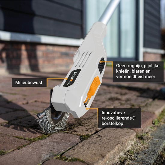 Batavia Maxxpack 18V Fixxbrush accu onkruidborstel set (inclusief 2.0Ah accu en 2.4A oplader) van Batavia — afbeelding 4