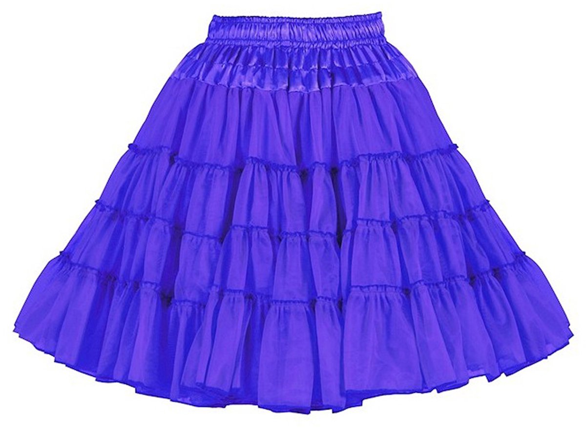 Petticoat/Onderrok/Tutu Deluxe 3-lagig - Koningsblauw - One Size