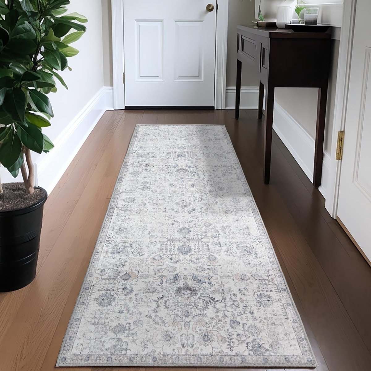 Ibenzoa® Stijlvolle Vintage Loper Met Boho Bloemenpatroon Voor Elke Ruimte In Huis