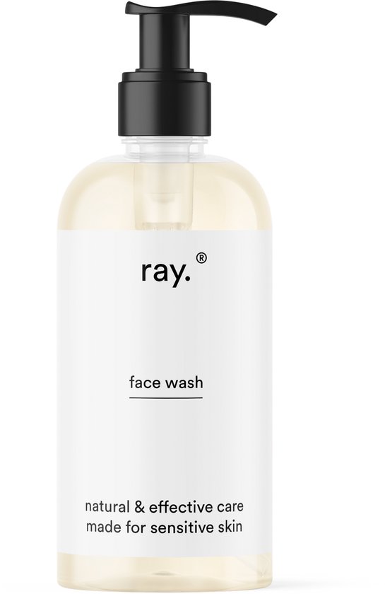 Ray - Face Wash - 250ml - Zachte Reinigingsgel - Voor Het Gezicht - 0% Parfum - Voor Alle Huidtypes