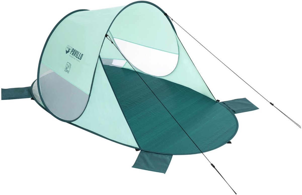 Bestway Pop-up Strandtent - Pavillo - 200x120x90 - Groen - UPF 80 Zonbescherming - 2 Personen
