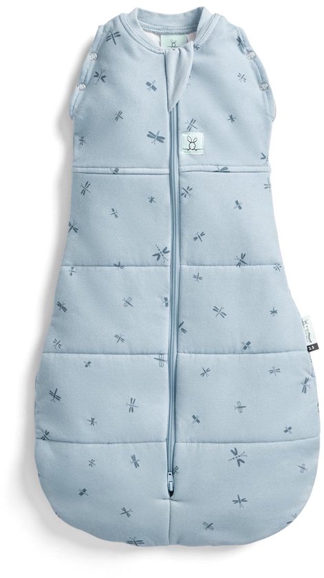 Ergopouch Cocoon inbaker slaapzak - 2,5 Tog - 3-6 md - Slaapzak baby - Inbakerslaapzak - Slaapzakken - Dragonflies