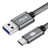 Bol.com Drivv. USB naar USB C Kabel - Snellader - USB C Data en Oplaadkabel - 3 meter - Geschikt voor Samsung iPhone 15 & Meer -... aanbieding