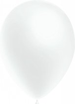 Witte Ballonnen Metallic 30cm 50 stuks