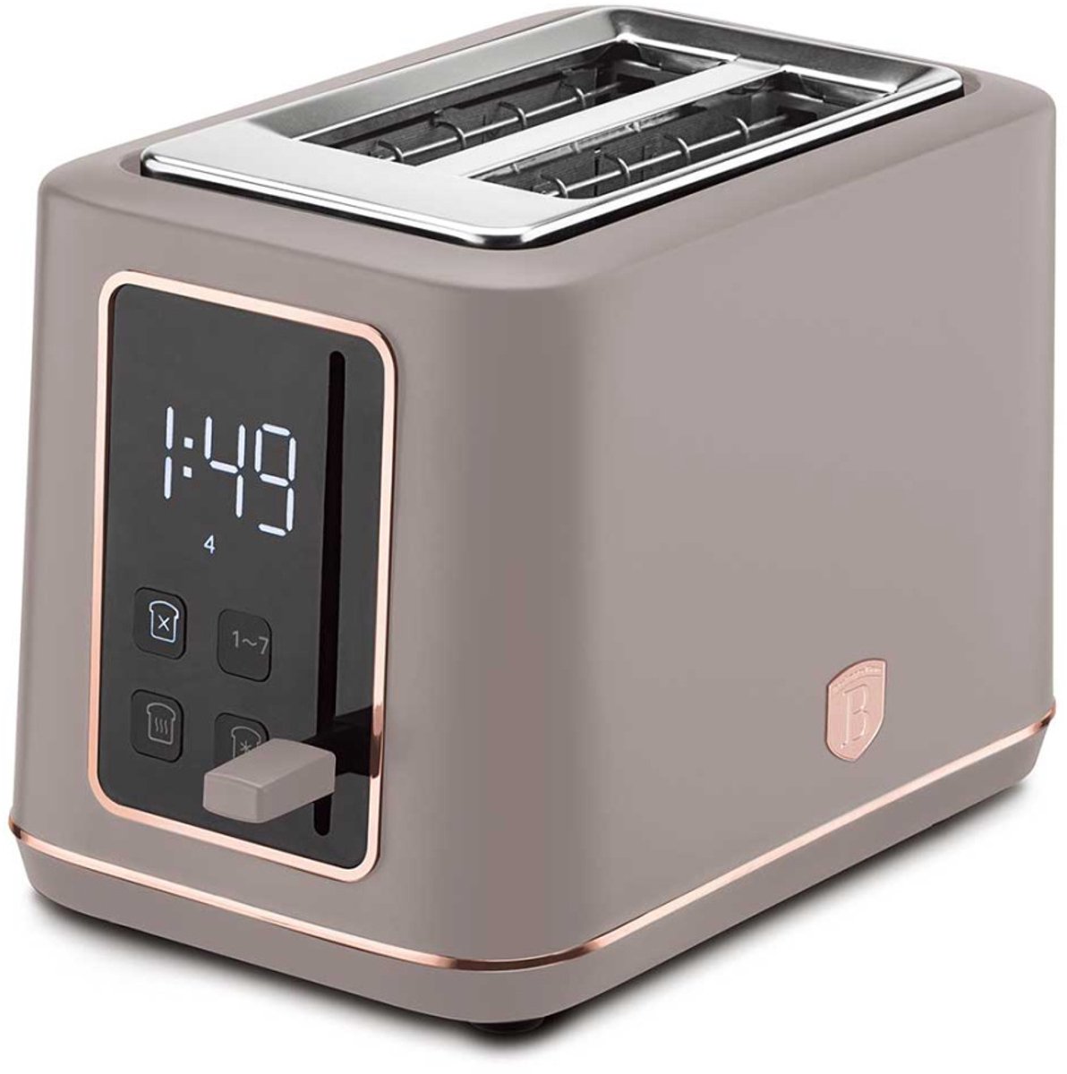 Berlinger Haus 9664 - Digitale Broodrooster - Toaster - Taupe Collection