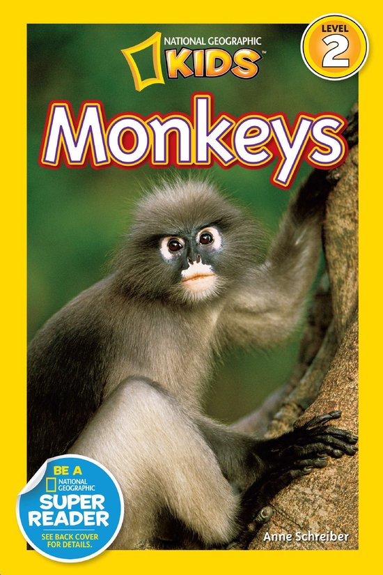 National Geographic Kids Readers 2 - Monkeys (National Geogr ... - cover