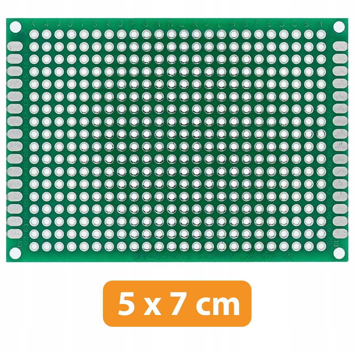 Dubbelzijdig Universeel PCB Prototyping Board 50 x 70 mm (Groen)