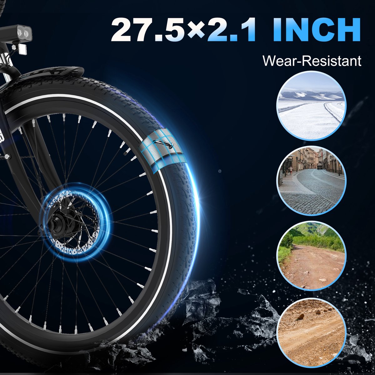 RG6 RCB 27.5" Elektrische Stadsfiets Dames thumbnail 6