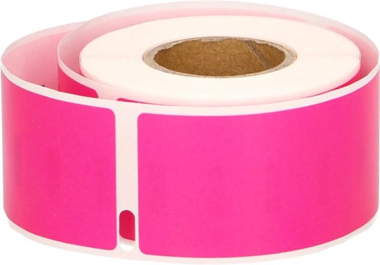 Imprimante d'adresse standard Dymo 99010 de marque maison 89 mm x 28 mm rose