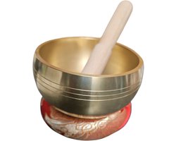Klankschaal Luxe Geschenkset 9.5 CM met mooie opberghoes, Mega Bol DEAL