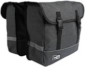 Lastpak Sacoche Double Porte-bagages Vélo 35L – Bisonyl Noir Mat, étanche, Compatible Siège Enfant, Pour Cyclisme Urbain Et Aventures