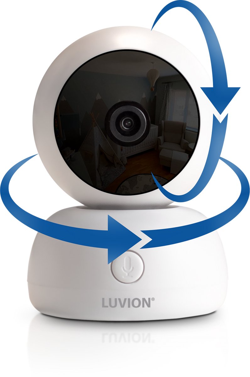Afbeelding 2 van LUVION® Smart Optics HD Wifi Camera - Babyfoon camera met app voor Smartphone en Tablet