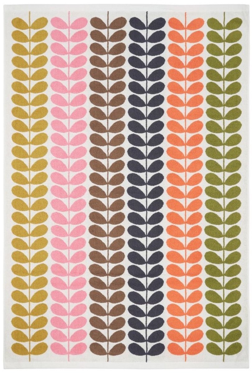 Orla Kiely Multi Stem Auburn jacquard badlaken - multicolor - 100x150 cm