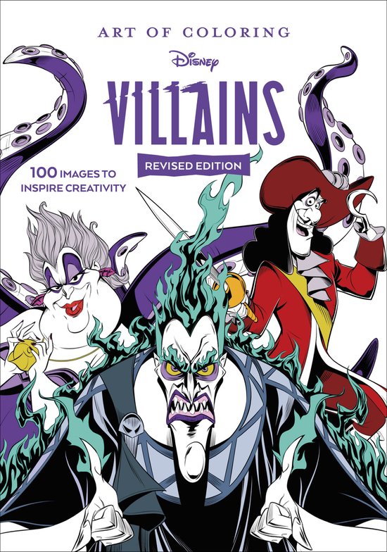 Art of Coloring- Art of Coloring: Disney Villains - cover