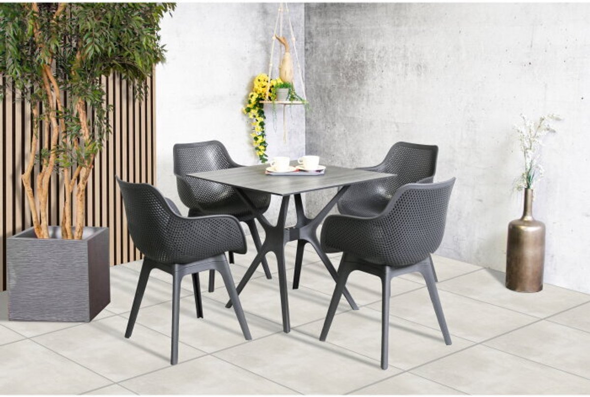 Sens-Line Jasper Garden Chair Plastic Grey