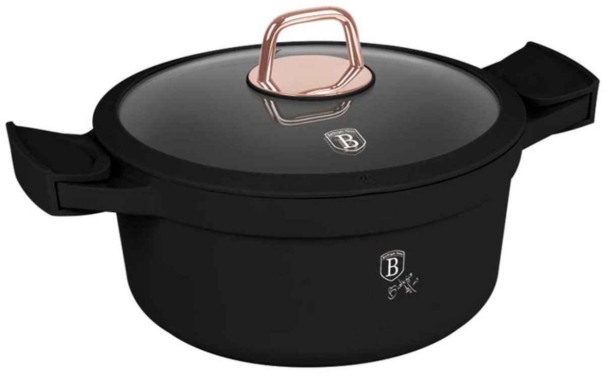 TITANIUM POT 24cm BERLINGER HAUS BH-1457 BLACK ROSE