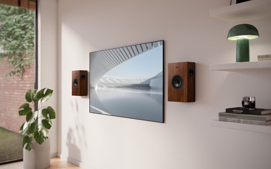 KEF Q4 Meta - On-Wall Speaker - Walnoot van KEF — afbeelding 3