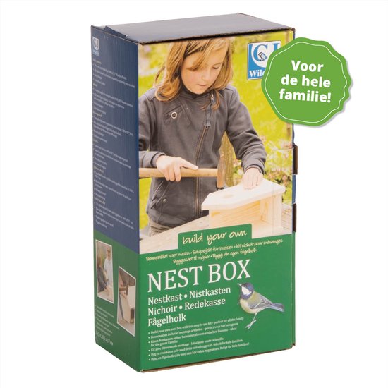 Wildbird Nestkast Houtbeton - Broeden - 26x18x19 cm 32 Mm - Vogelhuis