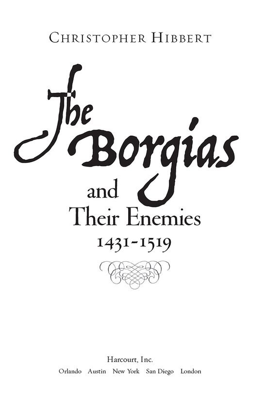 The Borgias and Their Enemies - cover