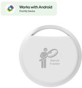 Narvie GPS Tracker Google Find My Device – Sleutelhanger – Voor Android – Geluid & Meldingen – Batterij