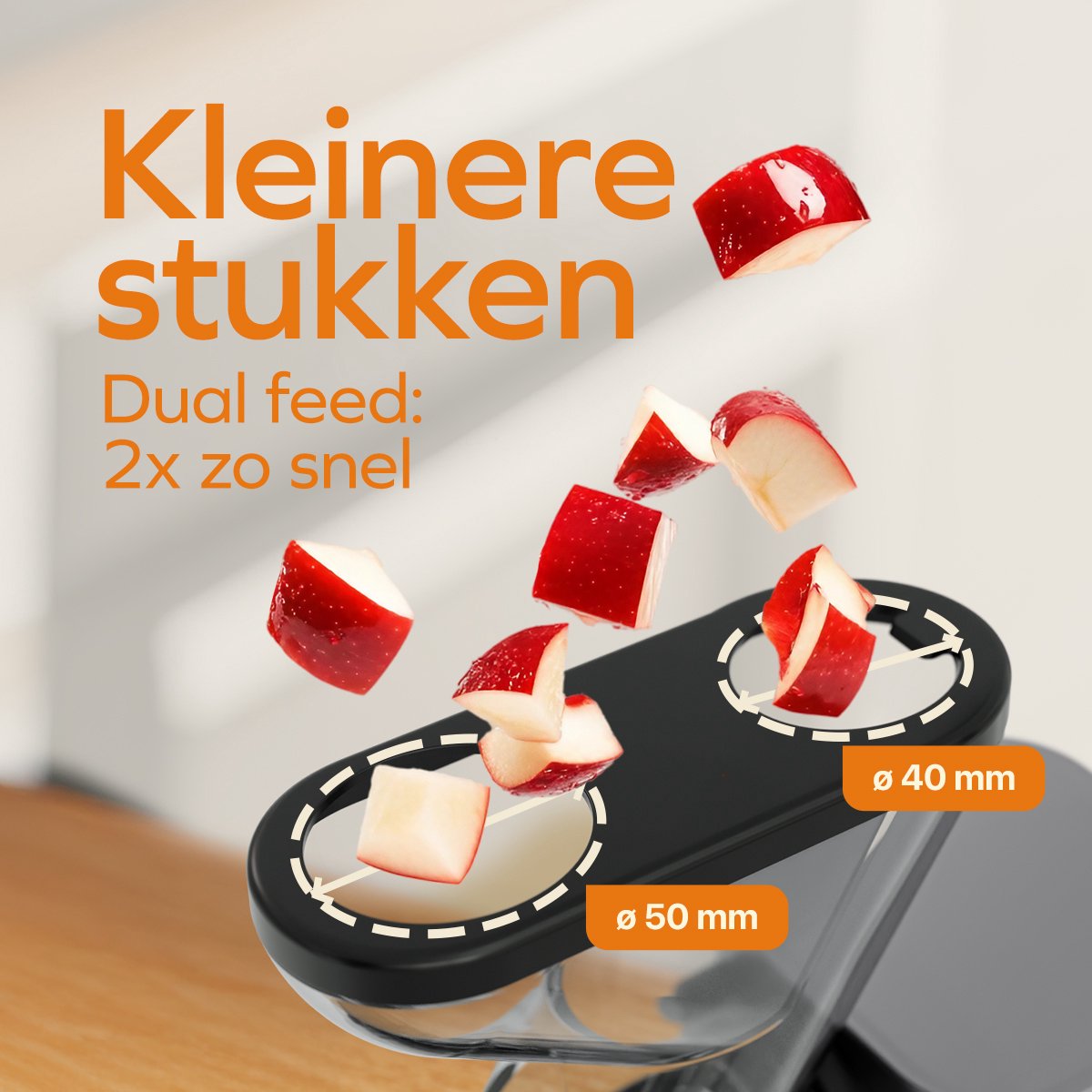 KitchenBrothers Slowjuicer - Compact & Efficiënt thumbnail 4