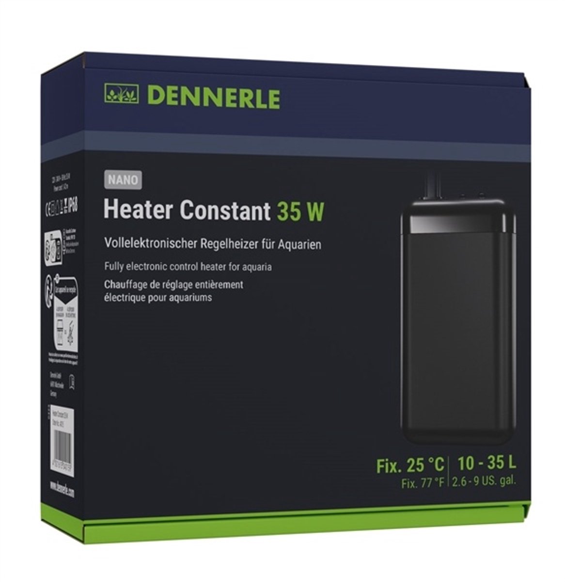 Dennerle Nano Heater Constant 35W aquariumverwarming