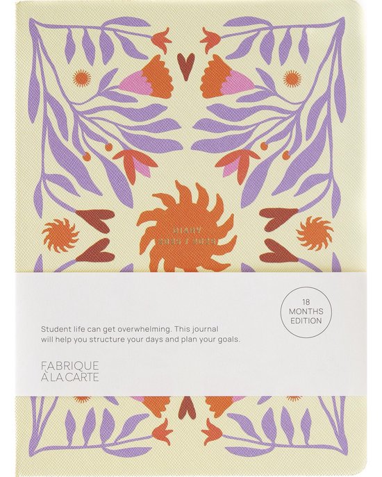 Fabrique 18 Maanden Agenda 2025/2026 - Sun Beige Lavender