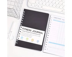 FA-VE Fitness Journal – 64 Pagina's Trainingslogboek – A5 Formaat – Voor Vrouwen & Mannen – Workout & Voedings Tracker – Spiraalgebonden Notitieboek FA-VE Fitness Journal – 64 Pagina's Trainingslogboek – A5 Formaat – Voor Vrouwen & Mannen – Workout & Voedings Tracker – Spiraalgebonden Notitieboek