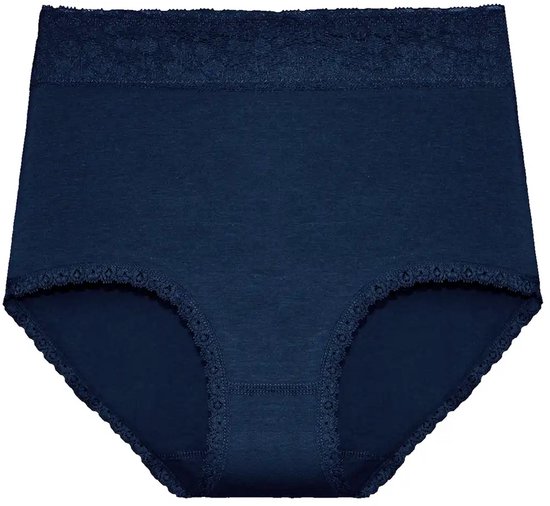 Gaubert 5-pak kanten dames taille slips - Kanten dames onderbroeken multipack katoen - Dames ondergoed - L