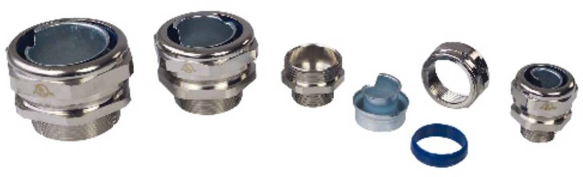 Helukabel 908479 CV M Slangbevestiging Zilver M50 Recht 1 stuk(s)