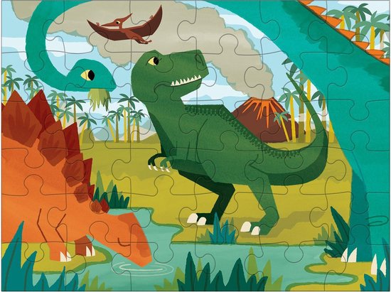 Thumbnail van een extra afbeelding van het spel Dinosaur Park Puzzle to Go