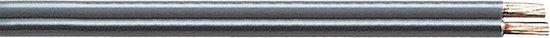 Câble haut-parleur Transmedia (cuivre CU) - 2x 0.75mm² / gris - 10 mètres
