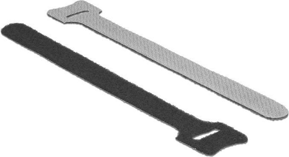 Brennenstuhl Klittenband kabelbinders 125 x 12mm / zwart (20 stuks)