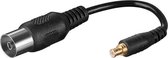 Goobay Adapter kabel Coax vrouwelijk - MCX mannelijk - 0,10 meter