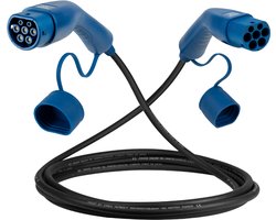 Voldt laadkabel type 2 - 3 fase - 11kW - voor elektrische auto - 10 meter