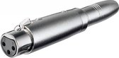 Electrovision XLR (v) - 6,35mm Jack mono (v) adapter