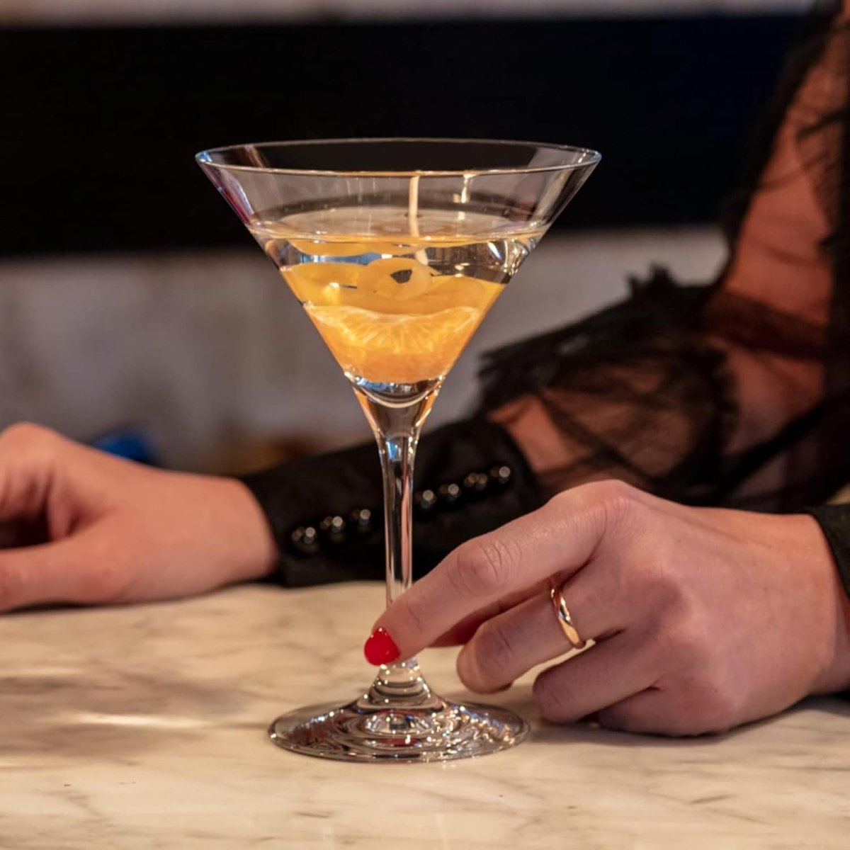 KROSNO Martini Cocktail Glazen | Set of 6 | 150 ML | Loodvrij kristalglas | Elite Collectie | Perfect voor Thuis, Restaurants en Feesten | Vaatwasser Veilig — afbeelding 3