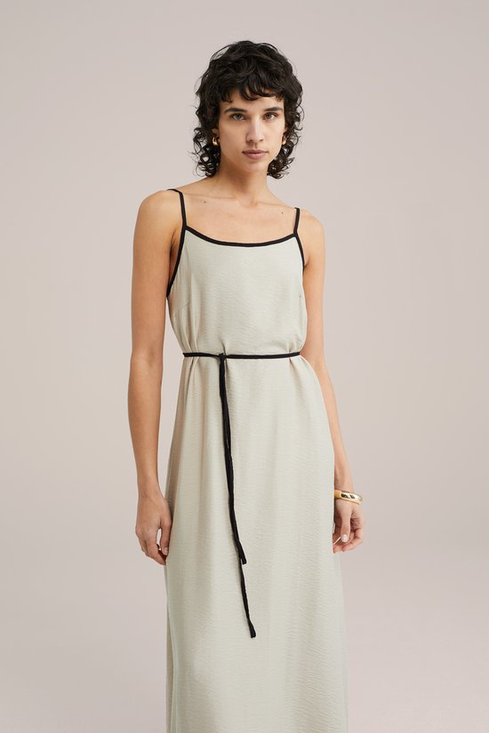 WE Fashion Dames maxi jurk met structuur bol