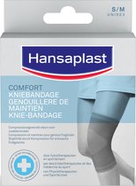 Hansaplast Sport Knie Bandage - Kniesteun - Knie Brace - Knie ondersteuning - Knieverband - M - 1 Stuk