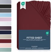 Drap housse BARBONS 160x200, hauteur matelas 35 cm, élastique tout autour, microfibre grattée