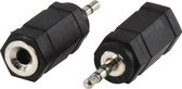 S-Impuls 2,5mm Jack (m) - 3,5mm Jack (v) adapter