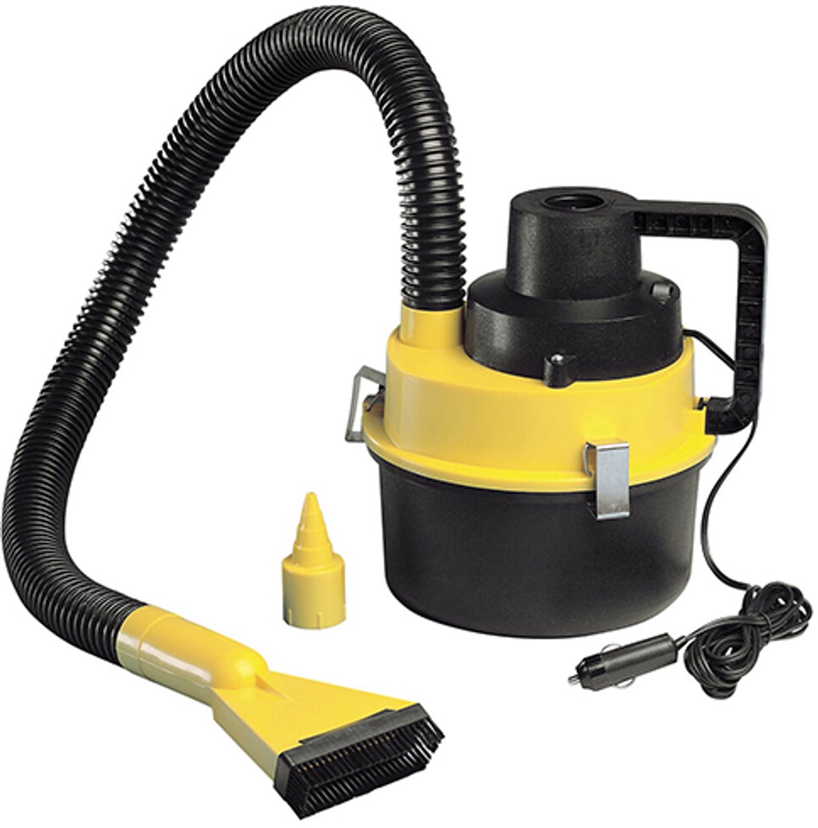 Busstofzuiger | Canister stofzuiger 24V 160 Watt, sigarettenaanstekerplug | geschrikt voor: vrachtwagens, bussen, campers