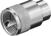 Goobay UHF Plug - UHF (m) - Max. Ø10mm - 75 Ohm - voor RG213/U kabels