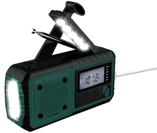 NovaWare® NoodRadio Solar Opwindbaar - basis model